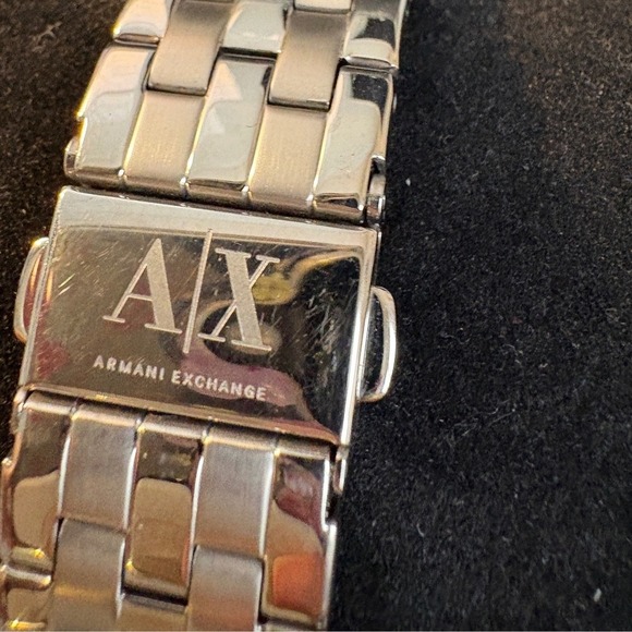 Armani Exchange AX5401 Stainless Steel Silver Crystal Chronograph Women\'s Watch